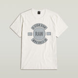 G-STAR Outlet Badge Artwork T-Shirt White