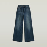 G-STAR Outlet Deck Ultra High Wide Leg Jeans Medium blue