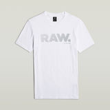 G-STAR Outlet 3D RAW. Logo Slim T-Shirt White
