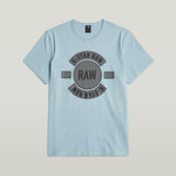 G-STAR Outlet Camiseta Badge Artwork Azul claro