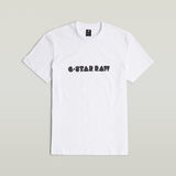 G-STAR Outlet Graphic Script T-Shirt White