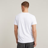 G-STAR Outlet Camiseta Gradient Graphic Blanco