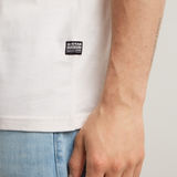 G-STAR Outlet Badge Artwork T-Shirt White