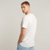 G-STAR Outlet Badge Artwork T-Shirt White