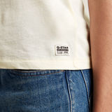G-STAR Outlet Summer Graphic Top Beige
