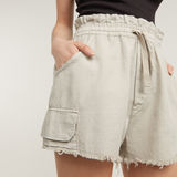 G-STAR Outlet Raw Edge Shorts Beige