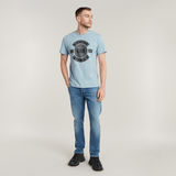 G-STAR Outlet Camiseta Badge Artwork Azul claro