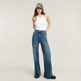 G-STAR Outlet Deck Ultra High Wide Leg Jeans Medium blue