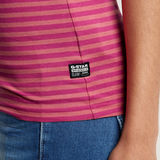 G-STAR Outlet Striped Slim Top Multi color