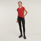 G-STAR Outlet Eyben Slim V- Neck Top Red