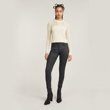G-STAR Outlet Pointelle Knitted Sweater White