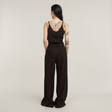 G-STAR Outlet Fluid Strap Jumpsuit Black
