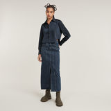 G-STAR Outlet Holiday Cropped Shirt Dark blue
