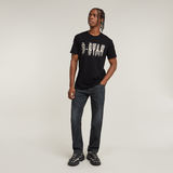 G-STAR Outlet Shattered Graphic T-Shirt Black