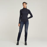 G-STAR Outlet Slim Rib Mock Top Dark blue