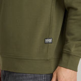 G-STAR Outlet G-Script Logo Sweater Green