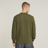 G-STAR Outlet G-Script Logo Sweater Green