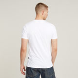 G-STAR Outlet 3D RAW. Logo Slim T-Shirt White