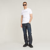 G-STAR Outlet 3D RAW. Logo Slim T-Shirt White