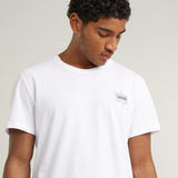 G-STAR Outlet Chest Logo Regular T-Shirt White