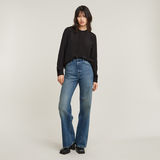 G-STAR Outlet Half Placket Top Black