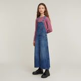 G-STAR Outlet Vestido Peto Largo para Niñas Azul intermedio