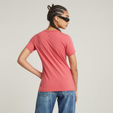 G-STAR Outlet Chest Logo Optic Slim Top Pink