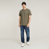 G-STAR Outlet G-Script T-Shirt Brown
