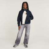 G-STAR Outlet Girls Utility Biker Jacket Dark blue