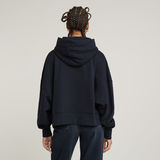 G-STAR Outlet G-Script Oversized Hooded Sweater Dark blue
