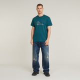 G-STAR Outlet Summit Graphic T-Shirt Medium blue