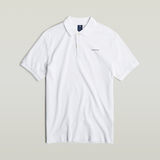 G-STAR Outlet Oluv Slim Polo White