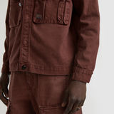 G-STAR Outlet Utility Overshirt Brown