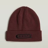 G-STAR Outlet Originals Artwork Long Beanie Red