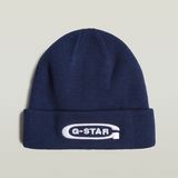 G-STAR Outlet Originals Artwork Long Beanie Dark blue
