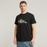 G-STAR Outlet Summit Graphic T-Shirt Black