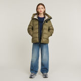 G-STAR Outlet Girls Whistler Short Puffer Green