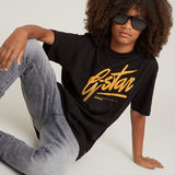 G-STAR Outlet Camiseta Loose para Niños Negro