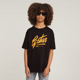 G-STAR Outlet Camiseta Loose para Niños Negro