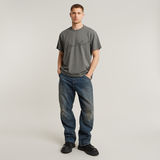 G-STAR Outlet Flock G-Script Loose T-Shirt Grey