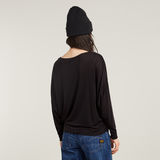 G-STAR Outlet Batwing Loose Top Black