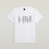 G-STAR Outlet Shattered Graphic T-Shirt White