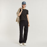 G-STAR Outlet Faux Embro Logo Top Black