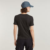 G-STAR Outlet Faux Embro Logo Top Black