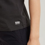 G-STAR Outlet Faux Embro Logo Top Black