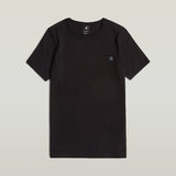 G-STAR Outlet Chest Logo Optic Slim Top Black