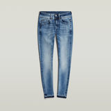 G-STAR Outlet Lynn Mid Skinny Ripped Edge Ankle Shorts Light blue