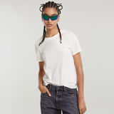 G-STAR Outlet Faux Embro Logo Top White