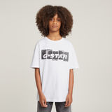 G-STAR Outlet Camiseta Boxy para Niños Blanco