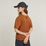 G-STAR Outlet Girls Top Loose Crop Brown